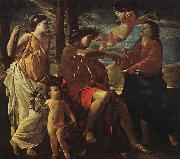 Nicolas Poussin The Inspiration of the Poet oil on canvas